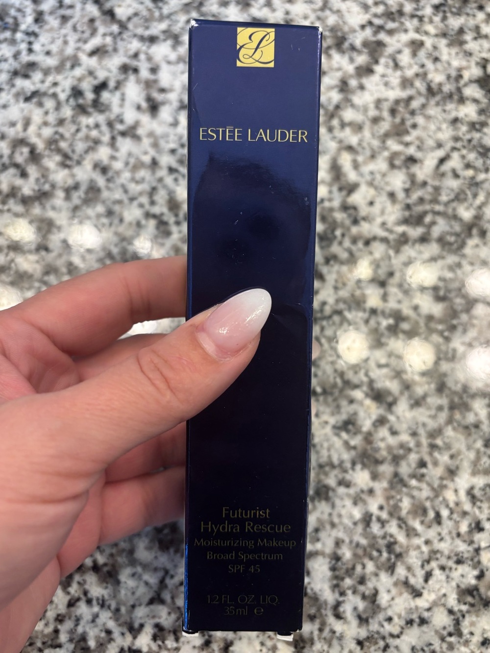 Estee Lauder Futurist Hydra Rescue Moisturizing Makeup - Navy & Gold Packaging